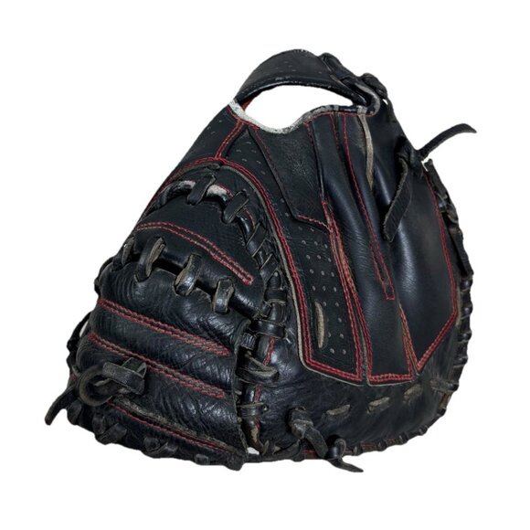 Under Armour Rt Hand Baseball Catcher Mitt UACM-100A FRAMER Wide Deep Pocket EUC - Picture 2 of 4